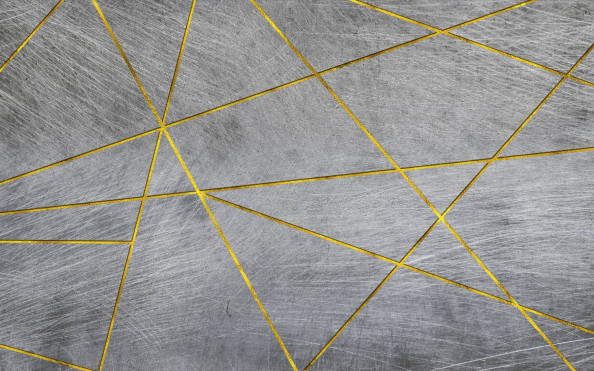 Фотообои золотые линии