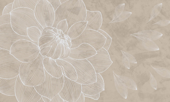 Фотообои  векторный цветок